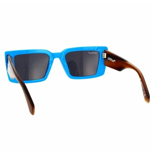 Off-White Savannah Sunglasses in Blue/Brown - Picture 3 of 4